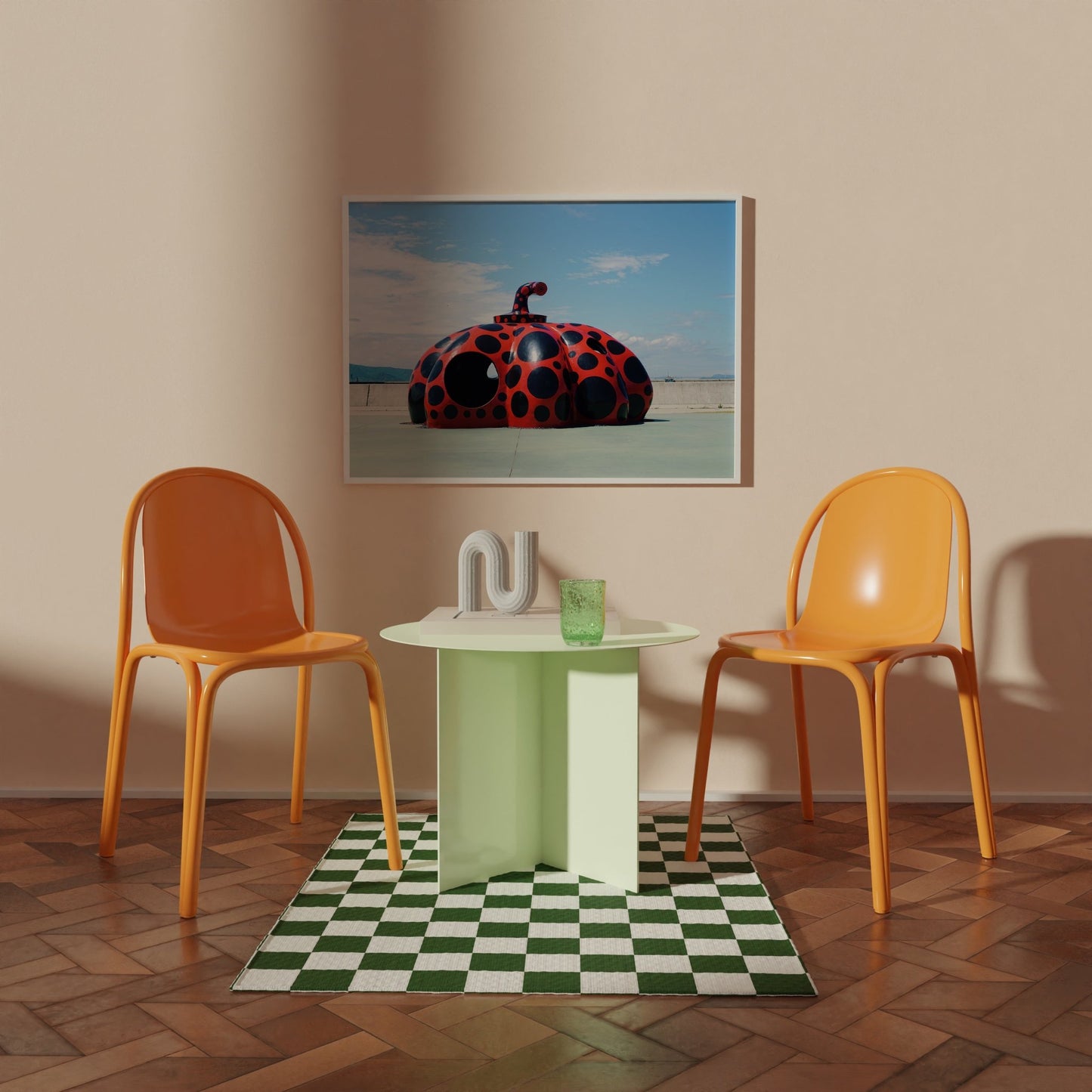 Yayoi Kusama Red Pumpkin