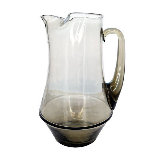 1960s Smoked Glass Water Jug - House.warmings